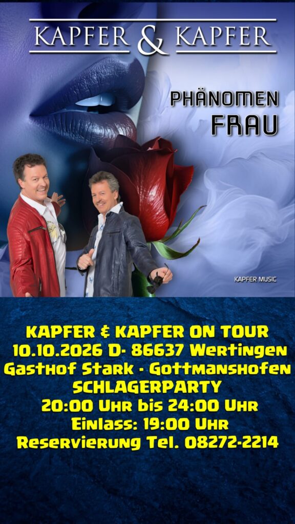 Einladung zur „Kapfer & Kapfer Schlagerparty“